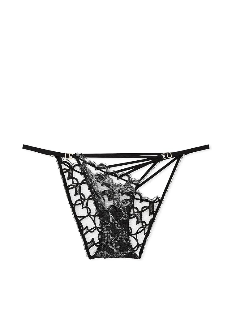 Victoria's Secret Shimmer Heart Embroidery Adjustable String